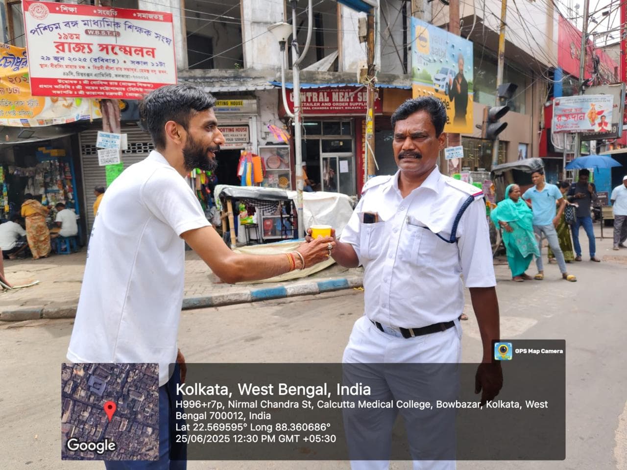 Community gathering during foundation activity